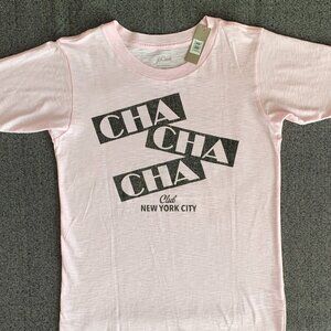 Pink T-Shirt NYC Club CHA CHA CHA, New Never Used